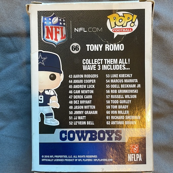 Tony Romo Funko Pop - Picture 4 of 4